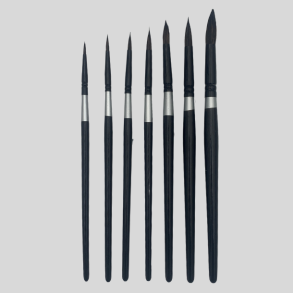 Runde pensler med Egernhr