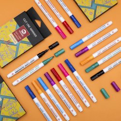 Mobee - Magic Outline Markers 8-Pak