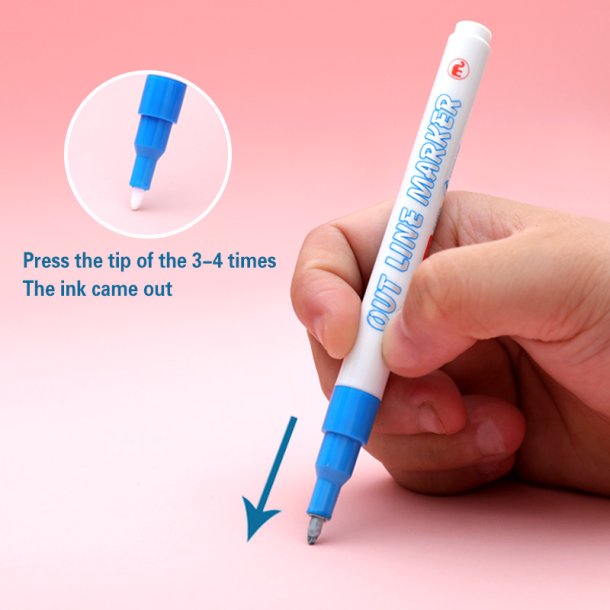 Mobee - Magic Outline Markers 8-Pak