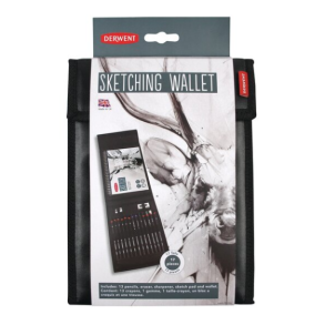 Derwent Sketching Wallet - 17-Dele