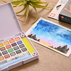 Sakura Koi Akvarelst - 24-pak m. Glittermedium