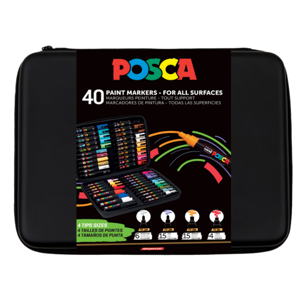 NYHED Posca Kuffert 40-pk