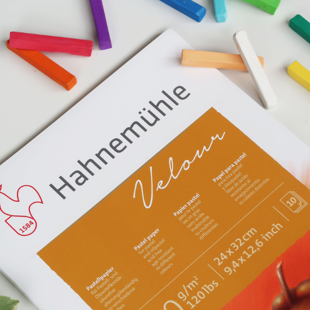 Hahnem&uuml;hle Velour Pastelblok