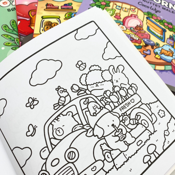 Coco Wyo Cozy Cuties - Hyggelig og Nuttet Malebog