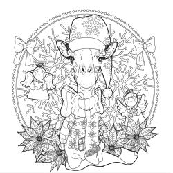 Christmas Escape - Colouring For Mindfulness