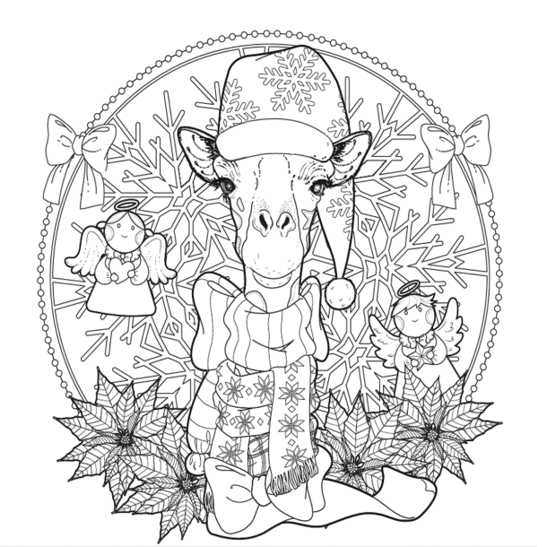 Christmas Escape - Colouring For Mindfulness