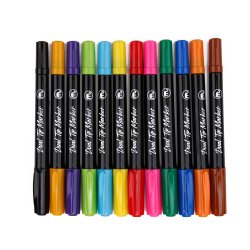 Mobee - Dualtip Marker Fine &amp; Extra Fine 12-Pak