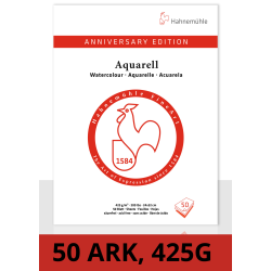 Hahnemhle Akvarelblok Anniversary Edition 425gram/50 ark