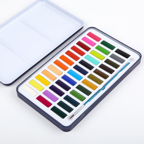 Mobee Akvarelst i Metaletui - 36-Pak