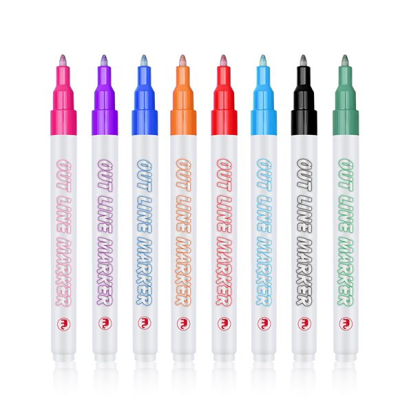 Mobee - Magic Outline Markers 8-Pak