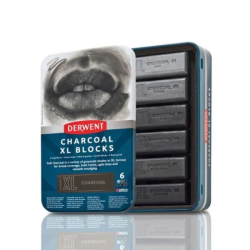 Derwent Charcoal XL Blocks, 6-pak