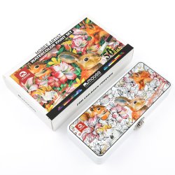 Mobee Akvarelst i Etui med Tilbehr - 50-Pak