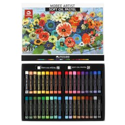 Mobee Blde Oliepasteller, Klassiske Farver - 36+2-Pak