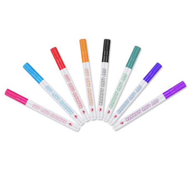 Mobee - Magic Outline Markers 8-Pak