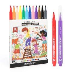 Mobee Washable Markers til B�rn, 12-pak