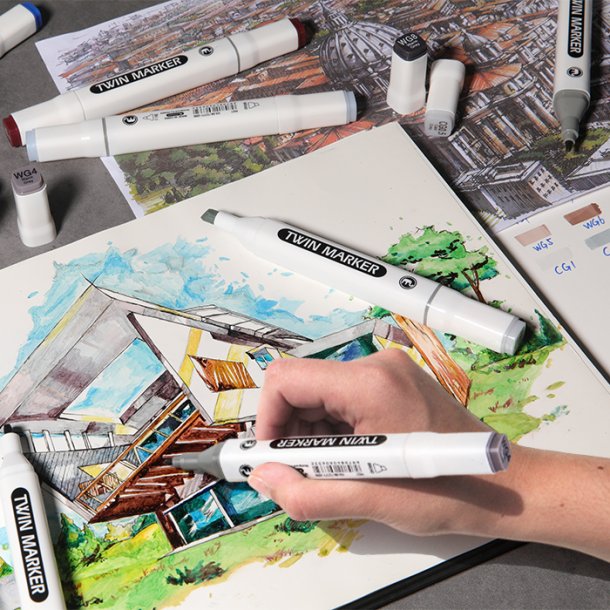 Mobee 120-Stk Pro Twin Marker