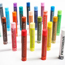 Mobee Vandoplselige Oliepasteller - 24+2-Pak