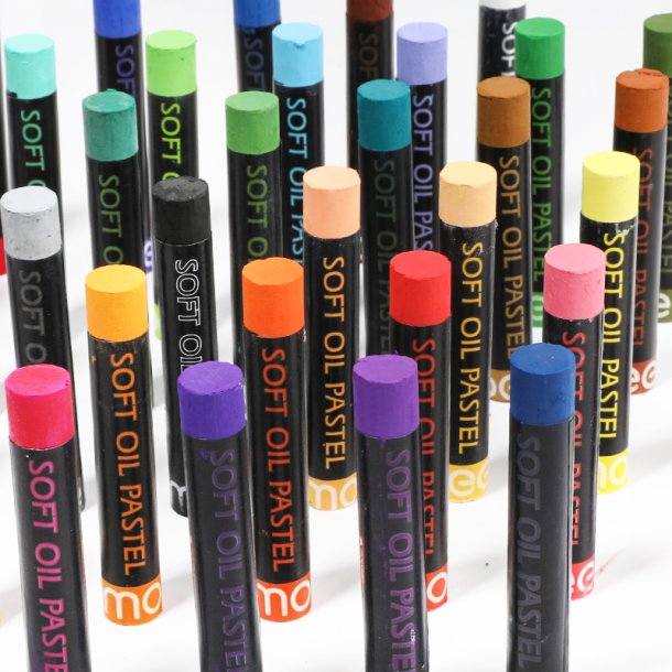 Mobee Blde Oliepasteller, Klassiske Farver - 36+2-Pak