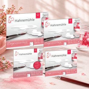 Hahnem�hle Expression Akvarelblok i 100% Bomuld, 300G