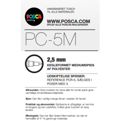 POSCA PC-5M 1,8 - 2,5 mm
