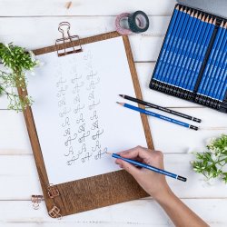 Staedtler Mars Lumograph Grafitblyanter 10H-12B 24-Pak