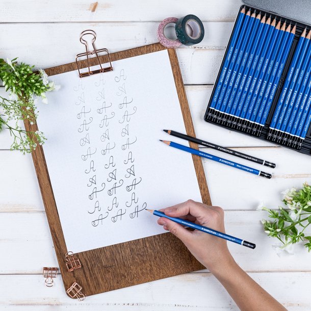 Staedtler Mars Lumograph Grafitblyanter 10H-12B 24-Pak