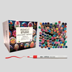 Roholt Studio, 100-stk. Akryl Markers