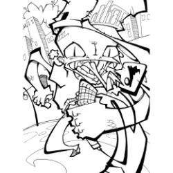 Graffiti Coloring Book 2 - Characters