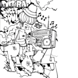 Graffiti Coloring Book 2 - Characters