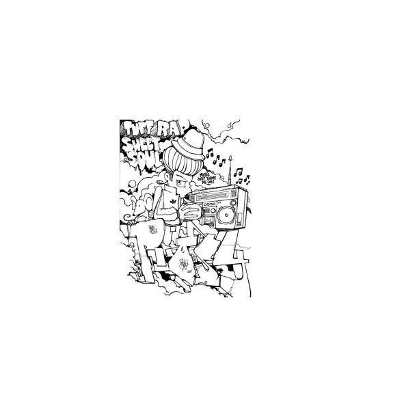 Graffiti Coloring Book 2 - Characters