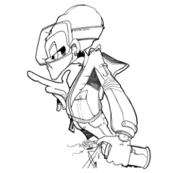 Graffiti Coloring Book 2 - Characters