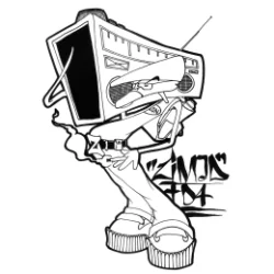 Graffiti Coloring Book 2 - Characters