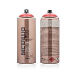 Montana Metallic Spraymaling - Metallic Red, 400ml.