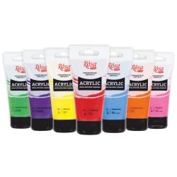 Rosa Akrylmaling 75ml.