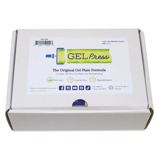 Gel Press Geleplader � Skoles�t 6 stk (17,8 x 12,7 cm)