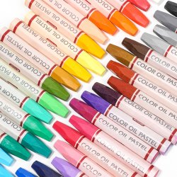 Mobee Farvede Oliepasteller - 36-Pak