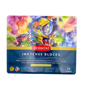 Derwent Inktense Blokke, 24-Pak