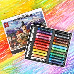 Mobee Vandoplselige Oliepasteller - 24+2-Pak