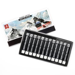 Mobee Hvide Oliepasteller - 12-pak