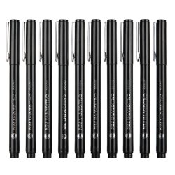 Mobee - Sorte Kalligrafipenne 10-Pak