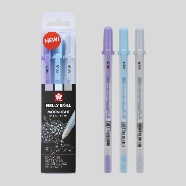 Gelly Roll Moonlight 06 3-Pak - Calm