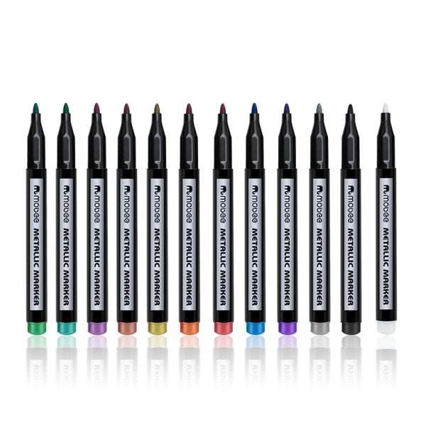 Mobee - Metallic Markers 12-Pak