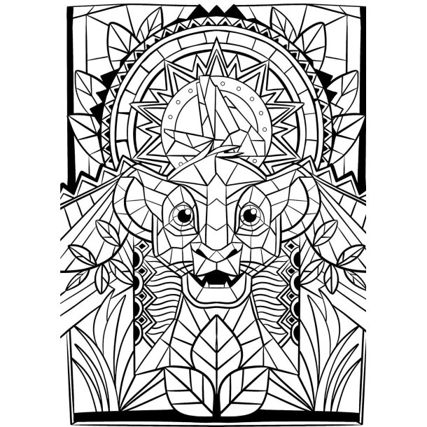 Disney Paint-by-Numbers - 100 % Simba