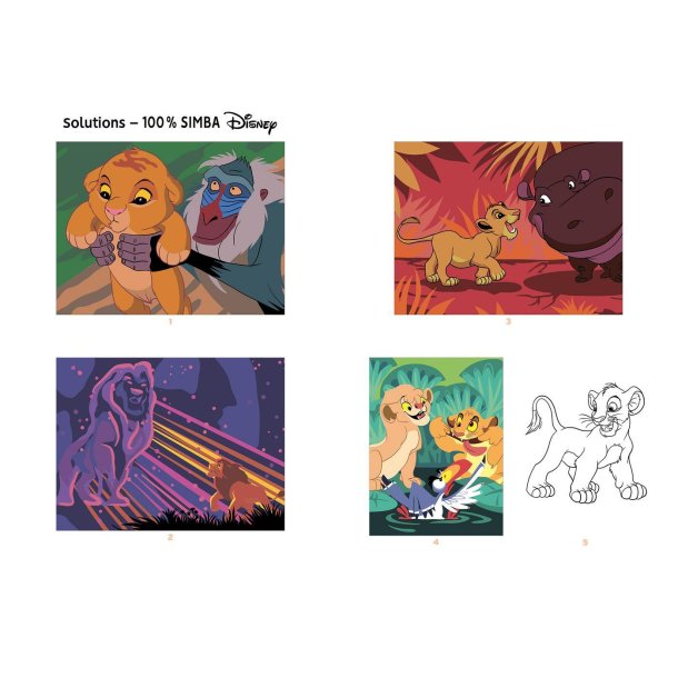 Disney Paint-by-Numbers - 100 % Simba