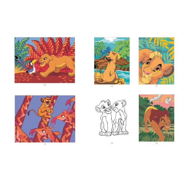 Disney Paint-by-Numbers - 100 % Simba