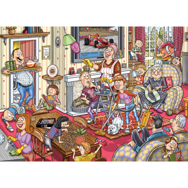 "Wasgij, Mystery 10 Spring has Sprung!" 1000 Brikker