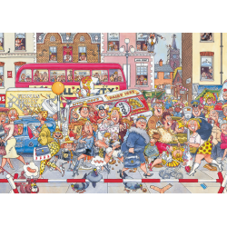 Genoptrykt Puslespil "Wasgij Original 3 Full Monty Fever!" 1000 Brikker