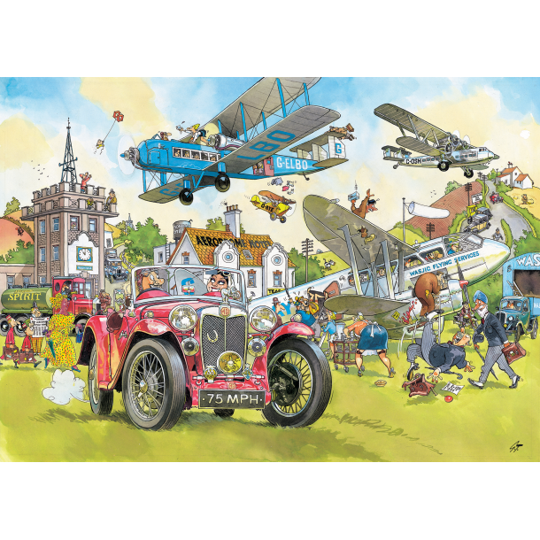 Genoptrykt Puslespil "Wasgij Destiny 5 Time Travel!" 1000 Brikker