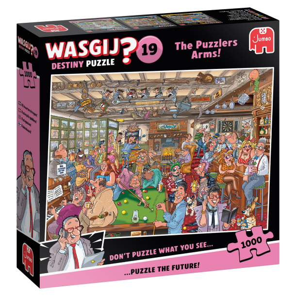 Genoptrykt Puslespil "Wasgij Destiny 19 The Puzzlers Arms!" 1000 Brikker