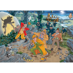Genoptrykt Puslespil "Wasgij Mystery 14 The Hound of the Wasgijville!" 1000 Brikker